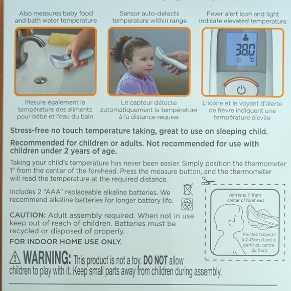 NEW Safety 1st Forehead Thermometer - Picture 3 of 5